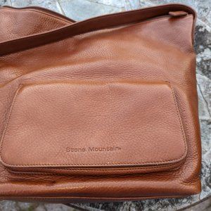 Stone mountain leather purse